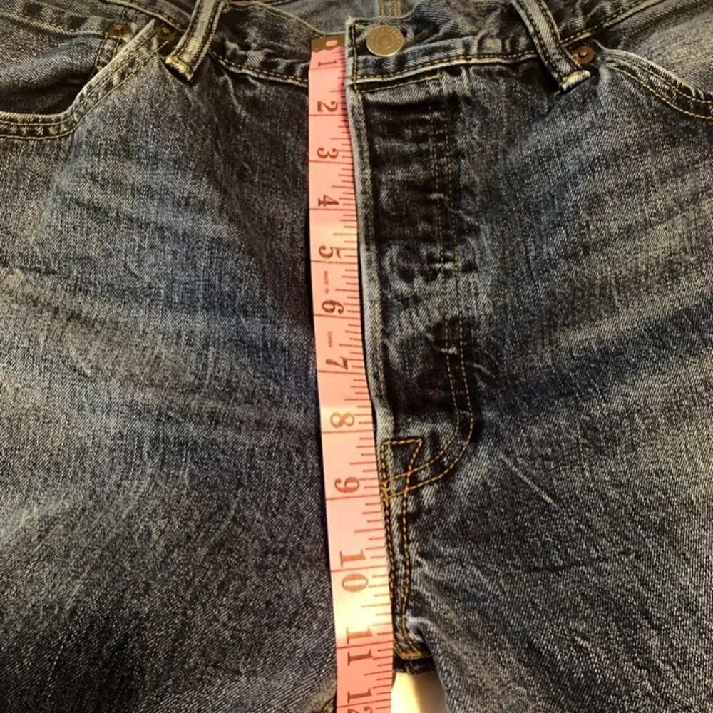 Levi's 501 Men's Denim Blue Jeans Original Fit